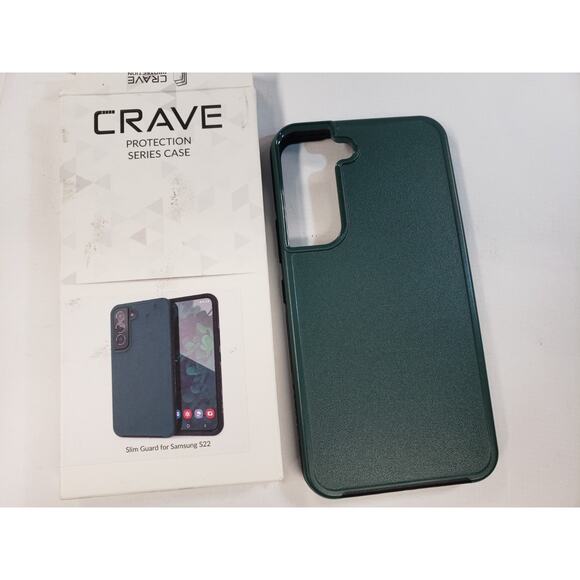 Crave Slim Guard for Samsung Galaxy S22 Case, Shockproof Forest Green - Picture 1 of 11